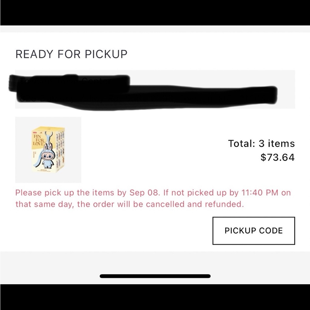 Labubu Pin for Love Letter 'M' - Picture 4 of 4